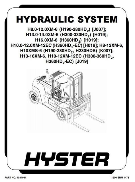 electrical box for spreader on hyster lift truck|hyster h300hd2 repair manual.